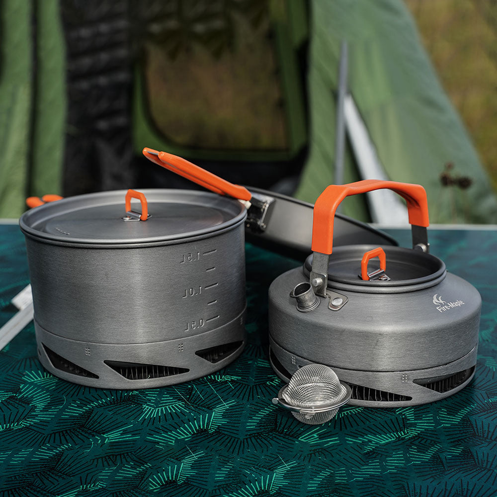 Discover the Ultimate Outdoor Portable Camping Cookware Heat Set