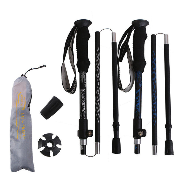 Exploring the Great Outdoors with the Folding Five Section Trekking Pole
