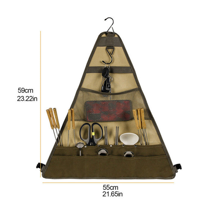 Discover the Ultimate Outdoor Camping Foldable Tableware Bag