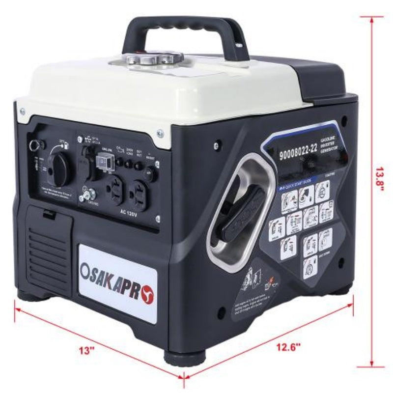 Portable 1200W Ultra Quiet Inverter Gas Generator
