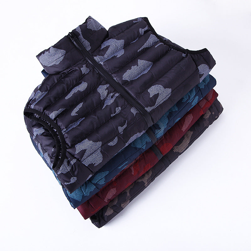 Camouflage Warm Down Cotton Jacket