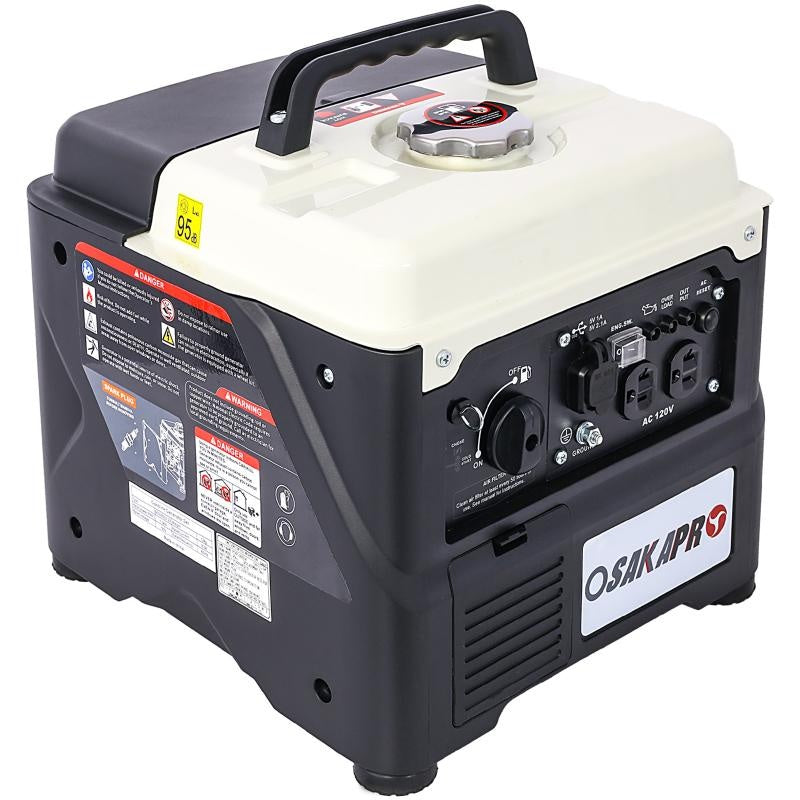 Portable 1200W Ultra Quiet Inverter Gas Generator