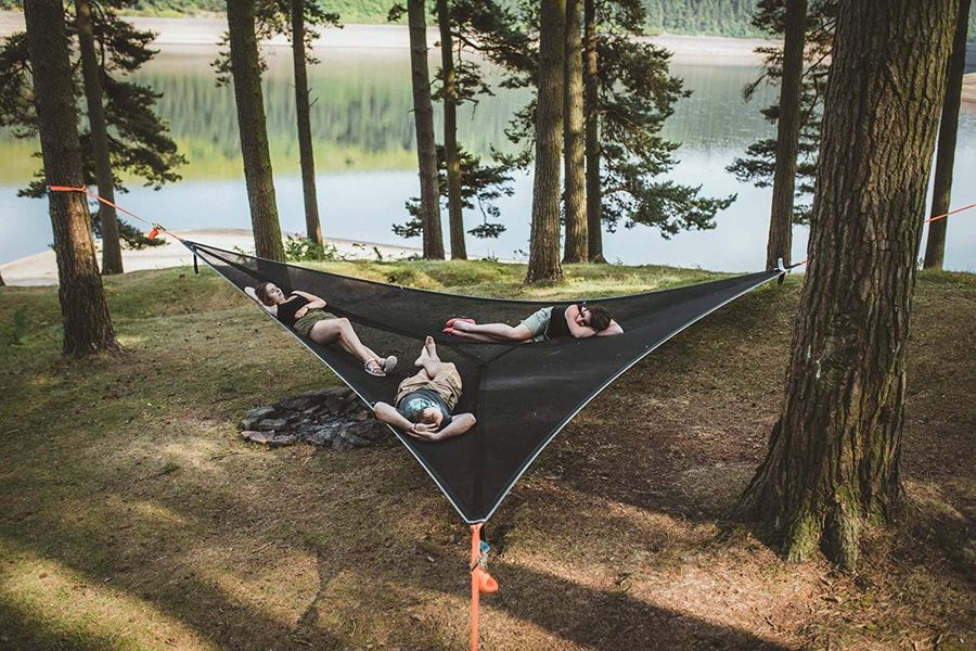 Multi Person Triangular Portable Hammock Camping Mat