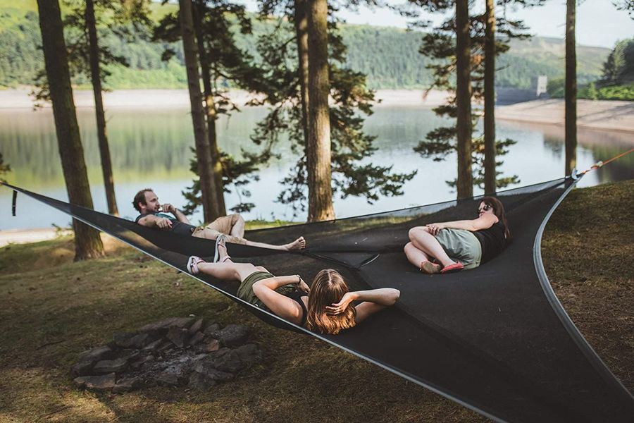 Multi Person Triangular Portable Hammock Camping Mat