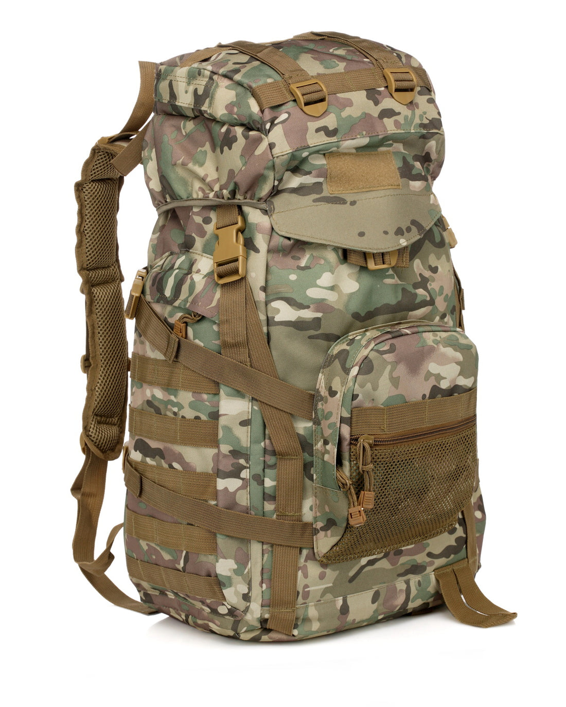 60L Camouflage Backpack For Hiking