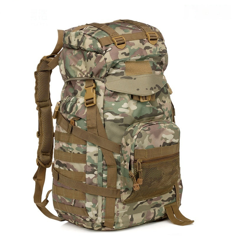 60L Camouflage Backpack For Hiking