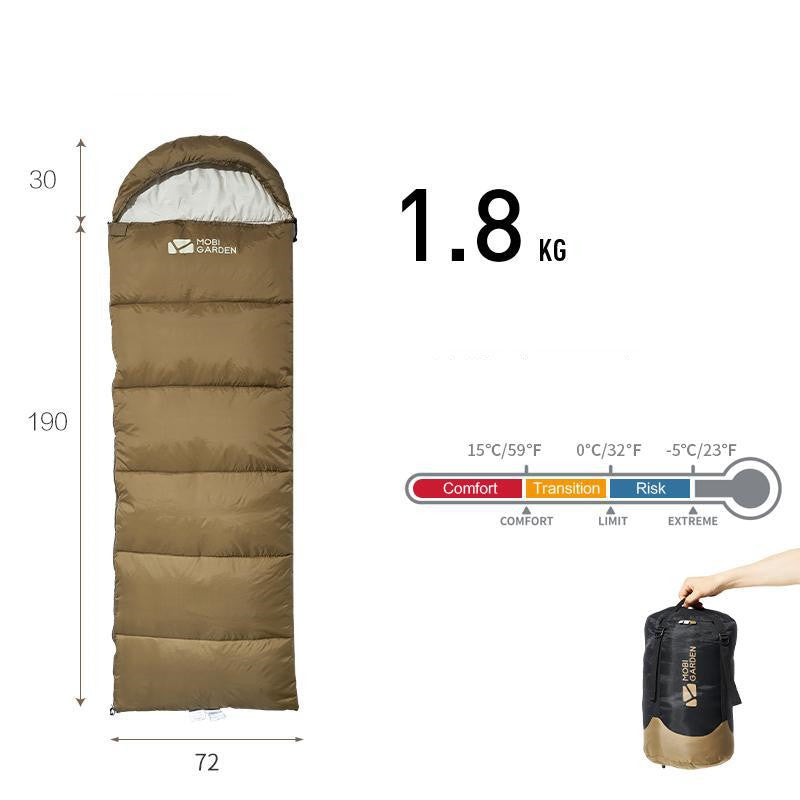 Outdoor Camping Thickened In Winter Sleeping Bag