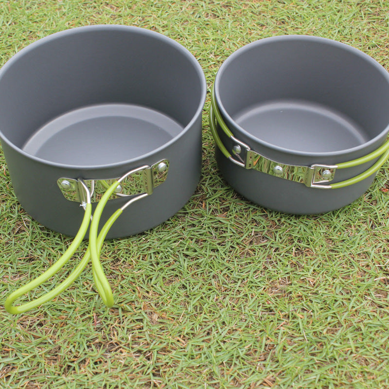 Outdoor Portable Cookware Bowl Set for 2-3 Person