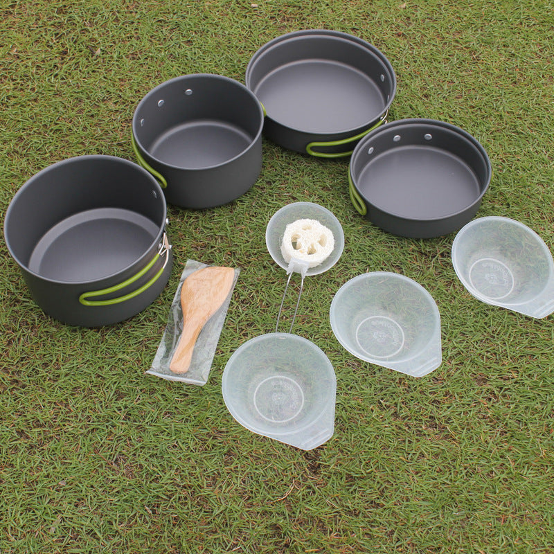 Outdoor Portable Cookware Bowl Set for 2-3 Person