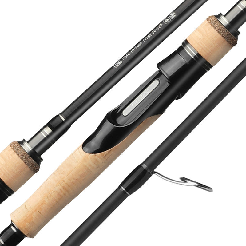 Carbon Fiber Three Section Lure Fishing Rod Adjustable Handle