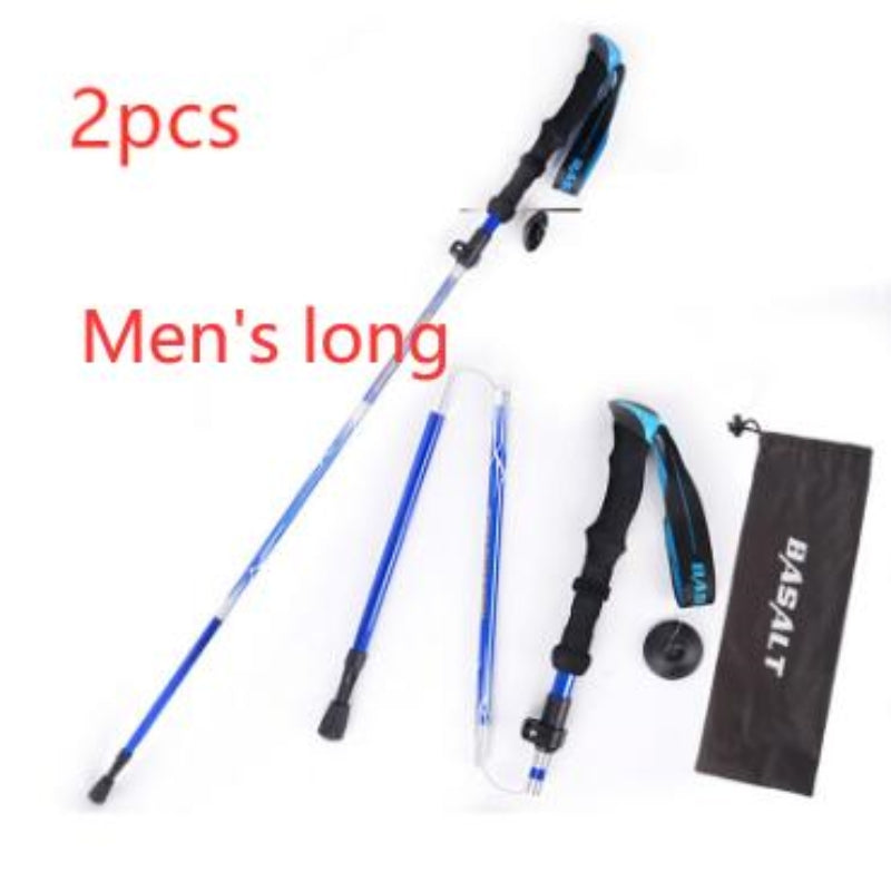 Besot Folding Aluminum Alloy Trekking Pole