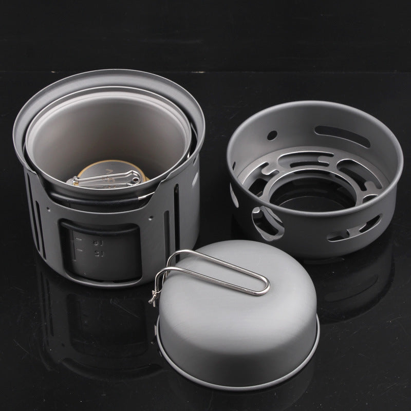Outdoor Tableware 1-2 Person Cookware Set