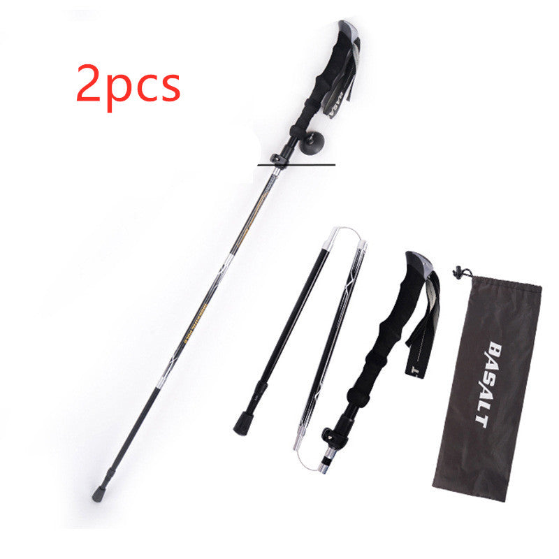 Besot Folding Aluminum Alloy Trekking Pole