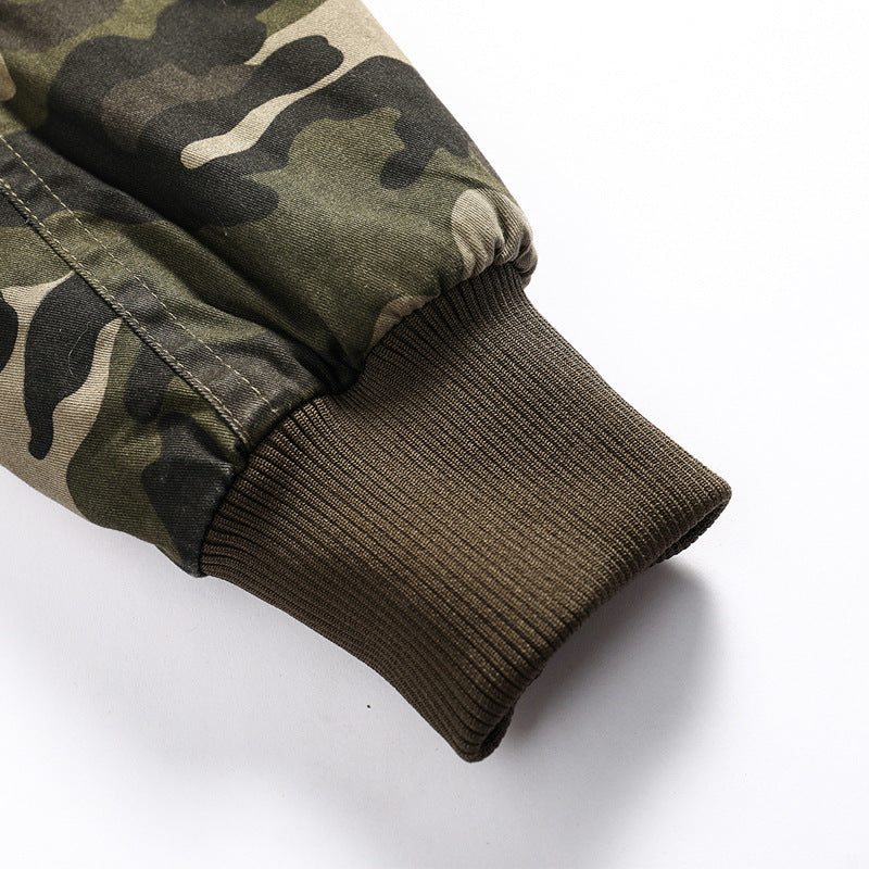 Men's Camouflage Printed Outerwear Jacket