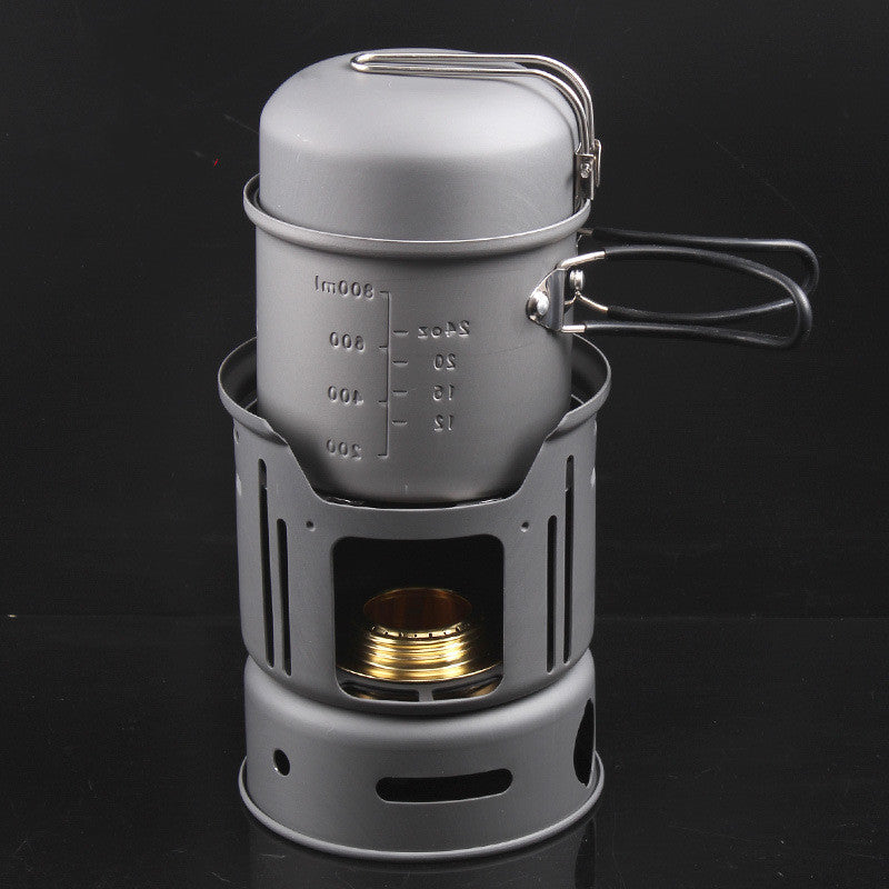 Outdoor Tableware 1-2 Person Cookware Set