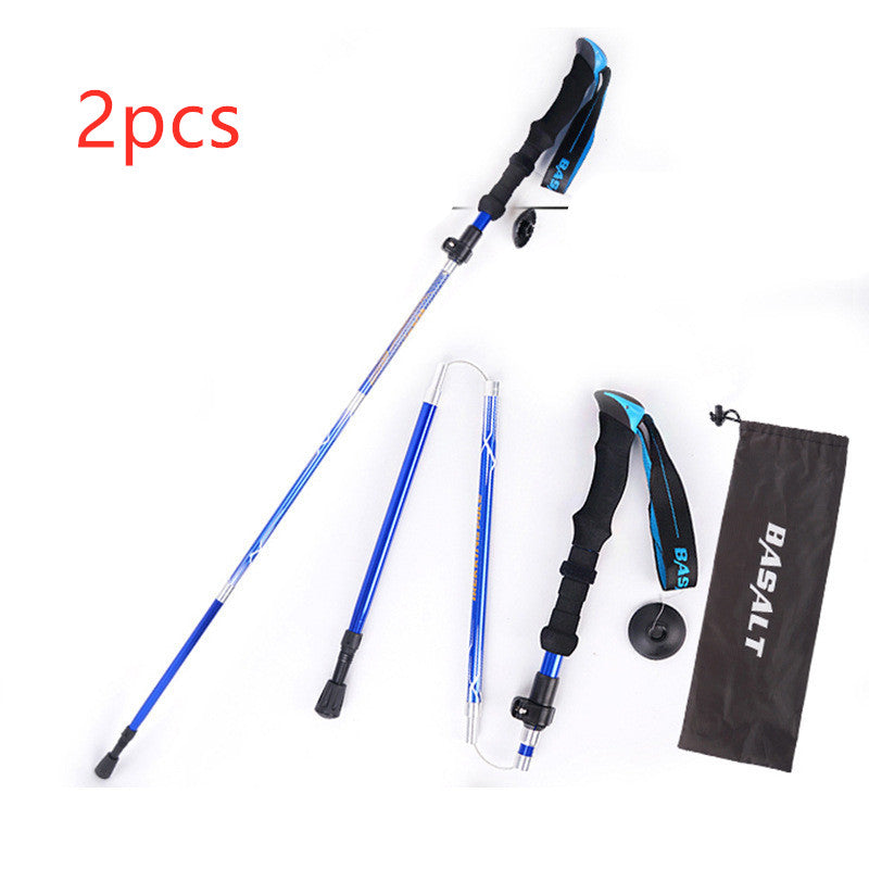 Besot Folding Aluminum Alloy Trekking Pole