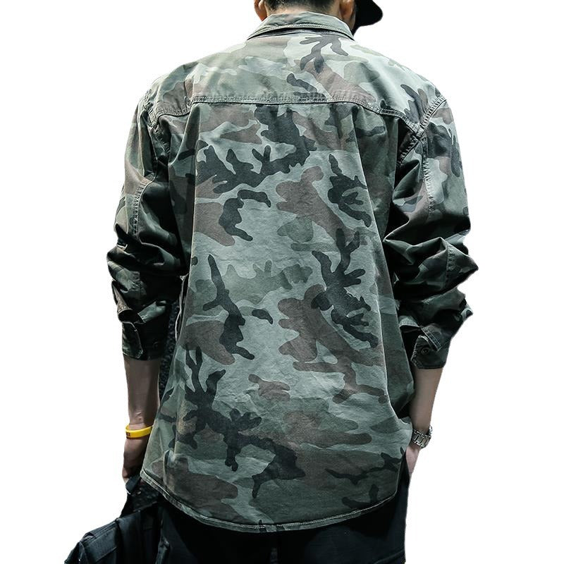 Camouflage Long Sleeve Tooling Jacket