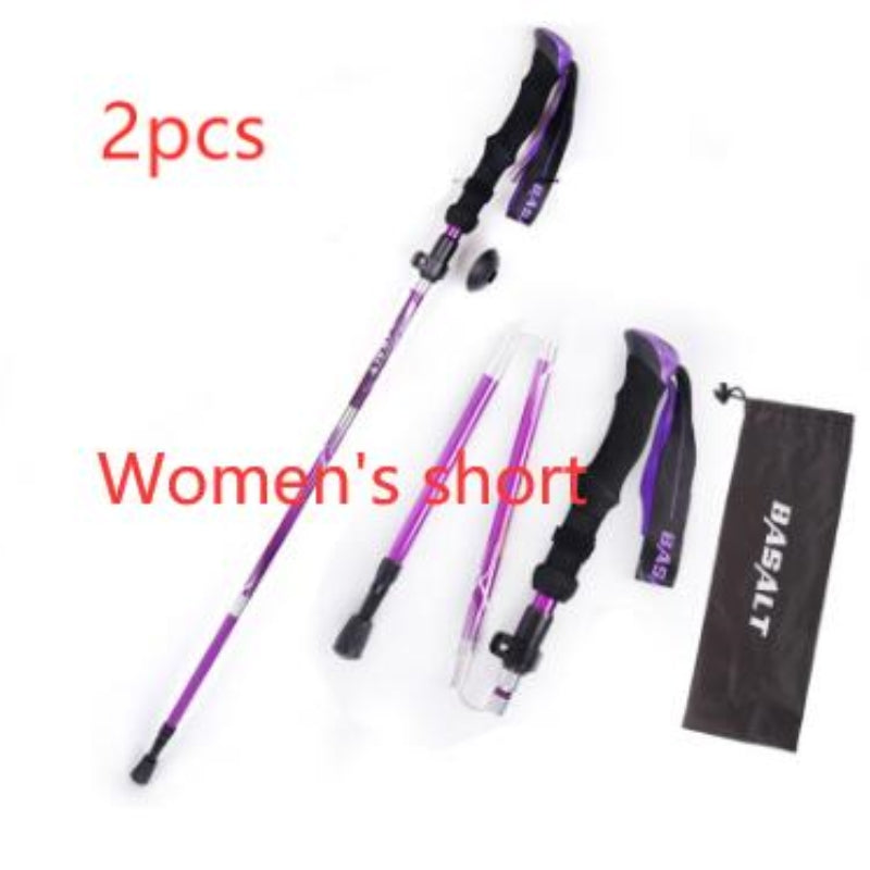Besot Folding Aluminum Alloy Trekking Pole