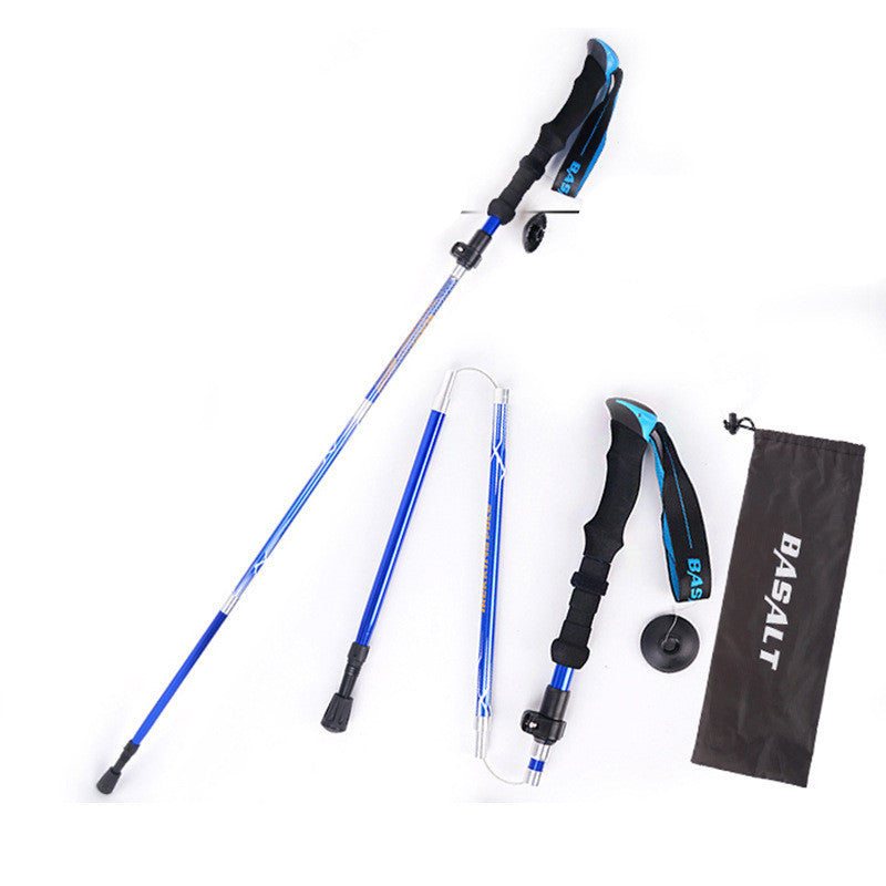 Besot Folding Aluminum Alloy Trekking Pole