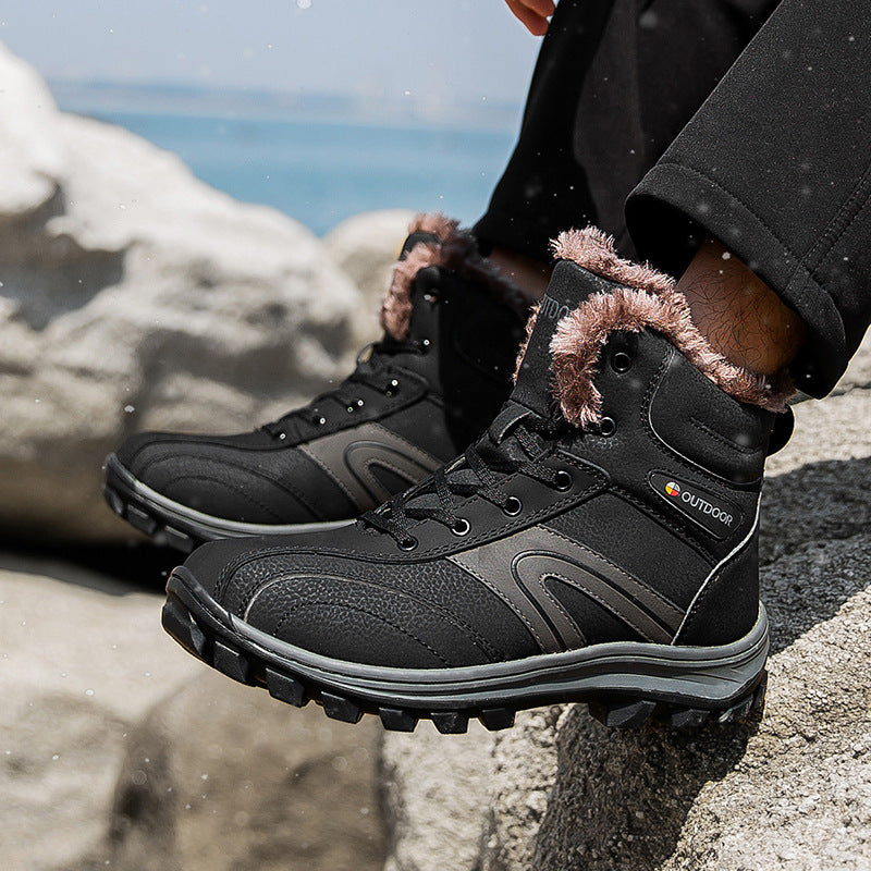 Winter Plus Velvet Warm Plus Size Hiking Boots