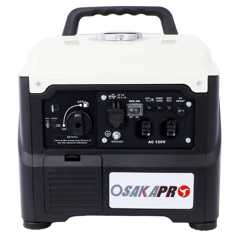 Portable 1200W Ultra Quiet Inverter Gas Generator