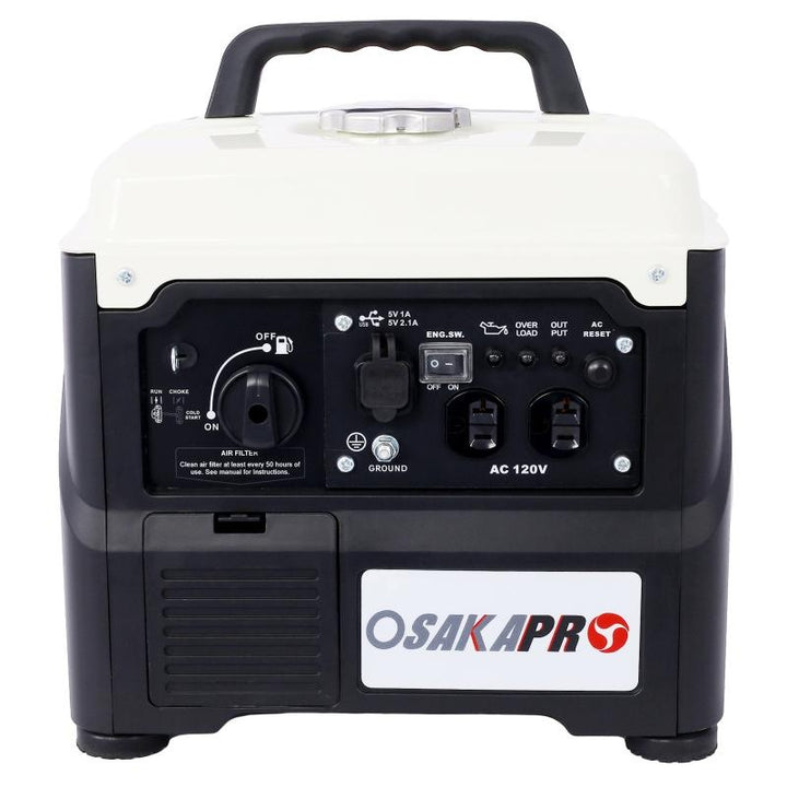 Portable 1200W Ultra Quiet Inverter Gas Generator