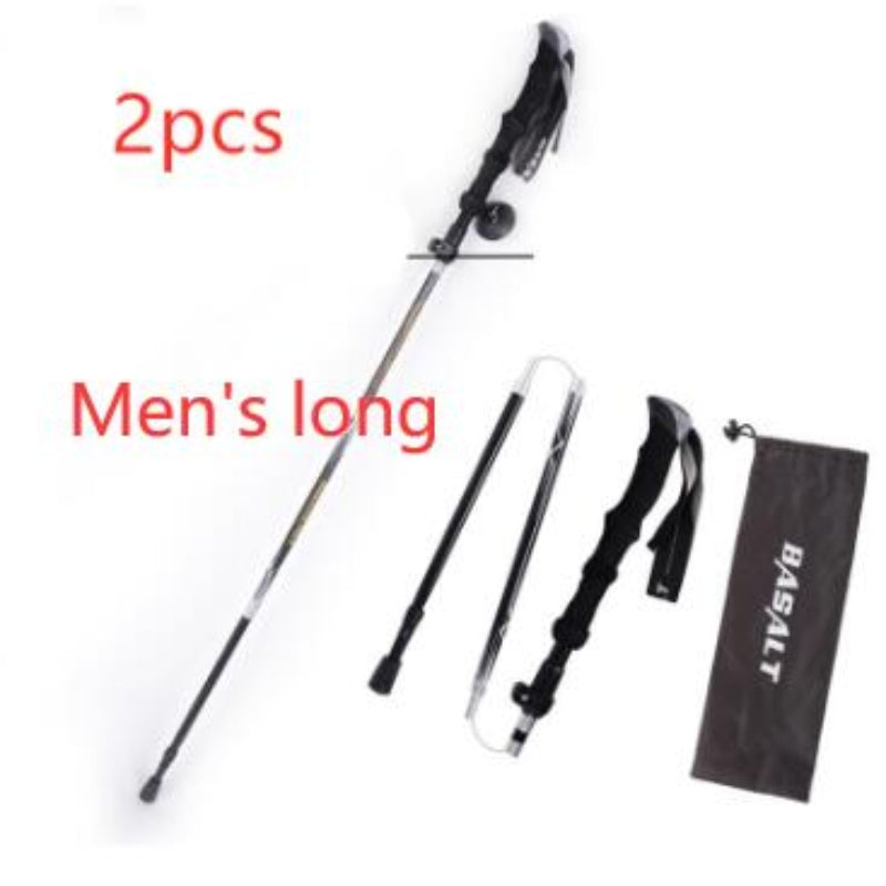 Besot Folding Aluminum Alloy Trekking Pole